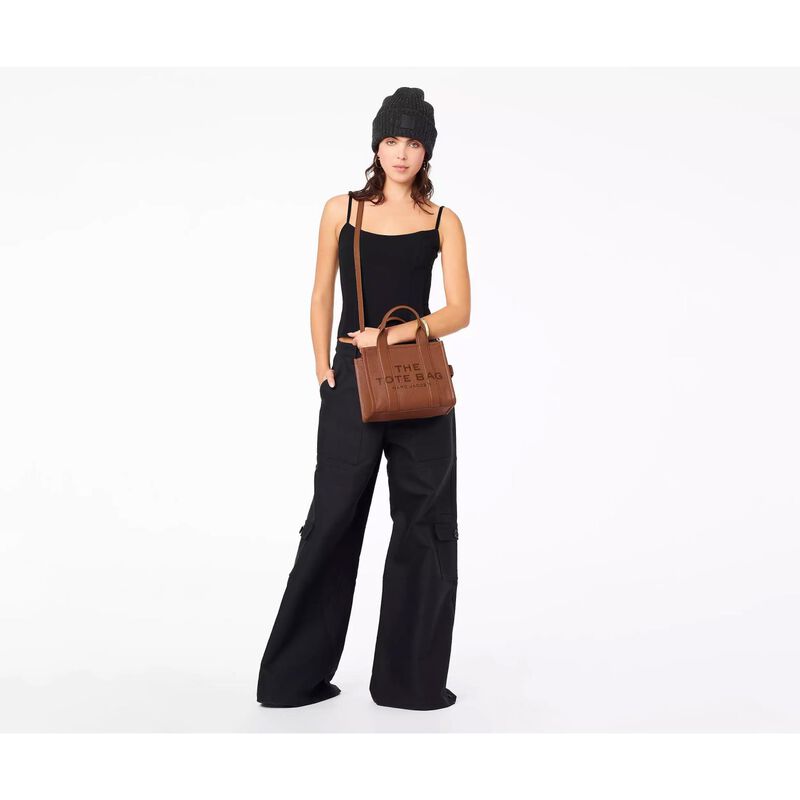 MARC JACOBS The Leather Small Tote Bag image number 3